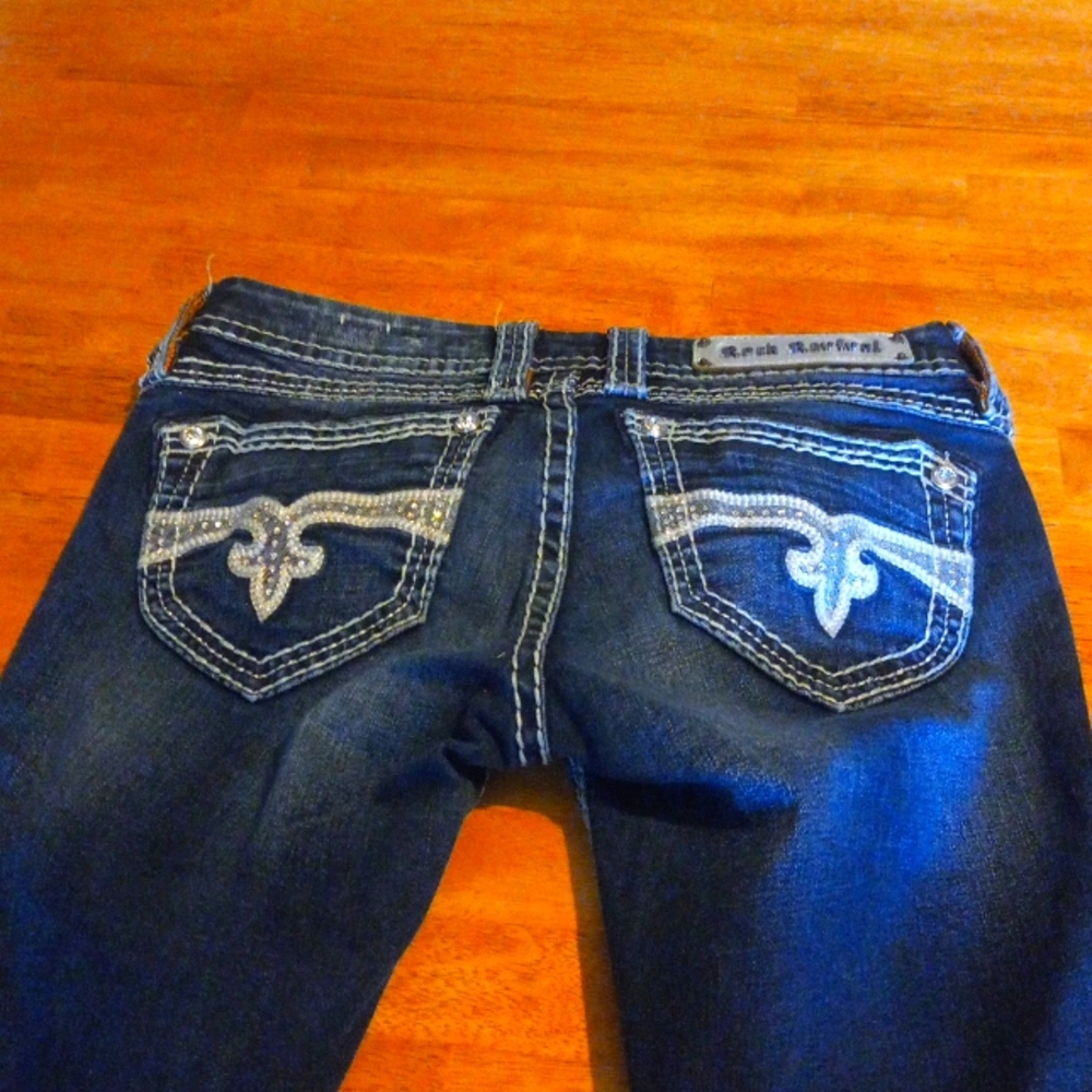 Rock Revival ankle skinny jeans size 28